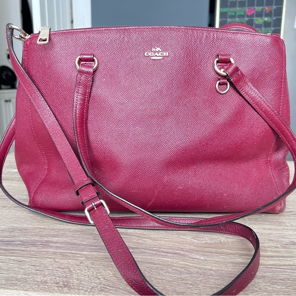 Coach Burgundy Coach - Picture 1 of 3